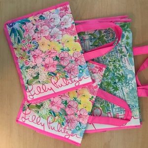 Reusable Lilly Pulitzer Shopping/Gift bags (3)